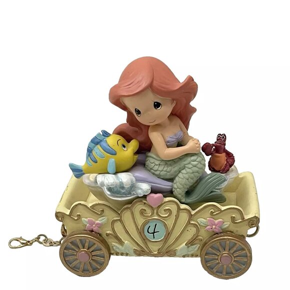 Disney Showcase Precious Moments Train Little Mermaid Ariel Number Number 4 - Picture 1 of 16